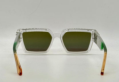 Louis Vuitton Virgil Abloh 2054 1.1 Millionaires Z1812W Crystal Clear Sunglasses