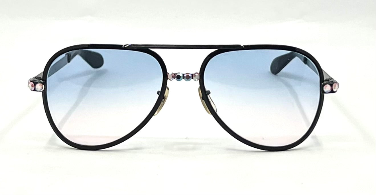 American Optical VINTAGE AO Sunglasses-New Blue Gradient Custom Lenses