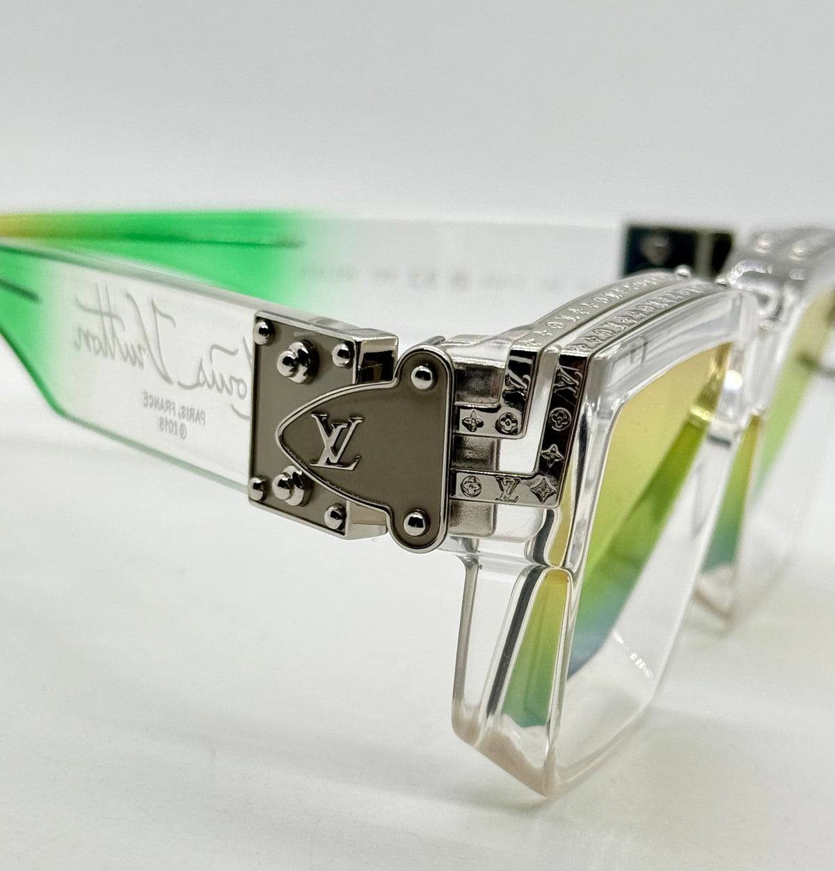 Louis Vuitton Virgil Abloh 2054 1.1 Millionaires Z1812W Crystal Clear Sunglasses