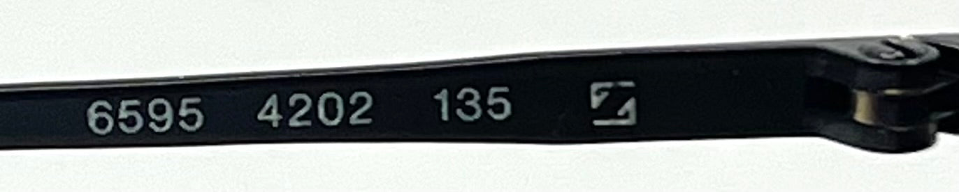 Zeiss 6595 4202 Vintage Sunglasses-New Solid Black Second Chance Custom Lenses-Unworn