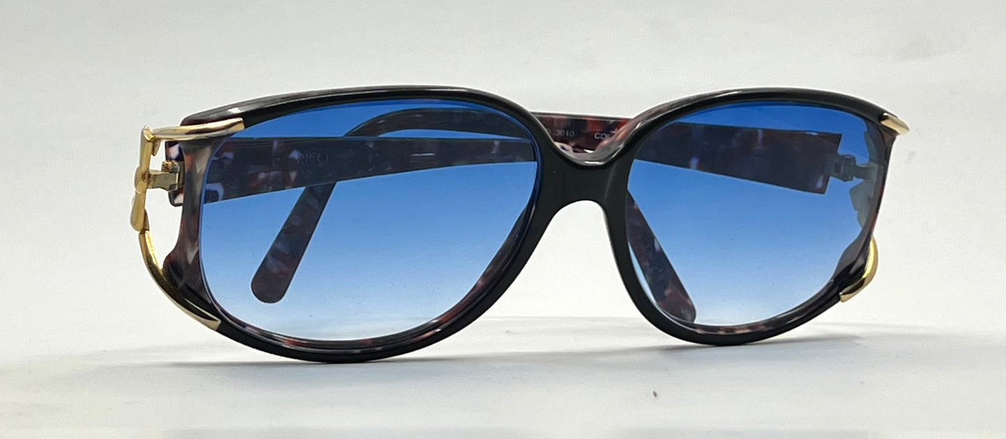 Nina Ricci PJR 3010 VINTAGE Sunglasses w/New Blue Gradient Custom Lenses