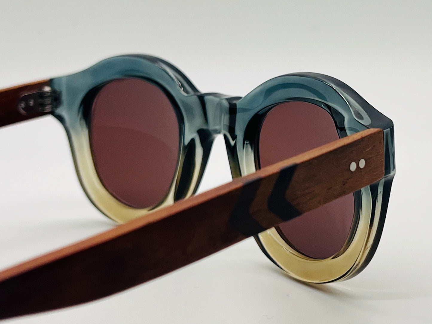 Original Timber Co. San Francisco-Model: B-16000
Y2K Deadstock-Genuine Wood Temples-45mm