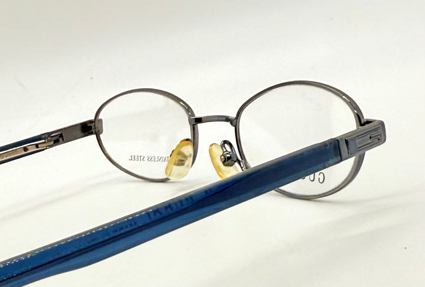 Gucci GG 2679 RV3 Stainless Steel Oval Frames-Vintage Unworn-Italy