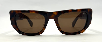 BENJAMIN “B. Ray”-Polarized Tortoise Sunglasses-Unworn-Japan