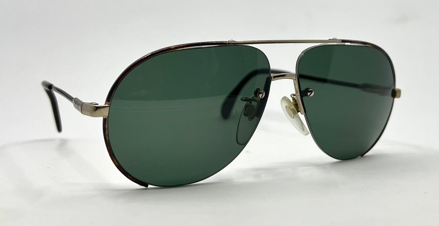 Cazal 723 Vintage Sunglasses-Original Drill-Mount Glass Lenses