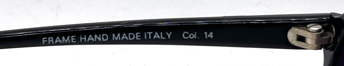 Avanti Racer Col.14 Vintage Black Pilot Sunglasses Unworn/Original-Handmade Italy