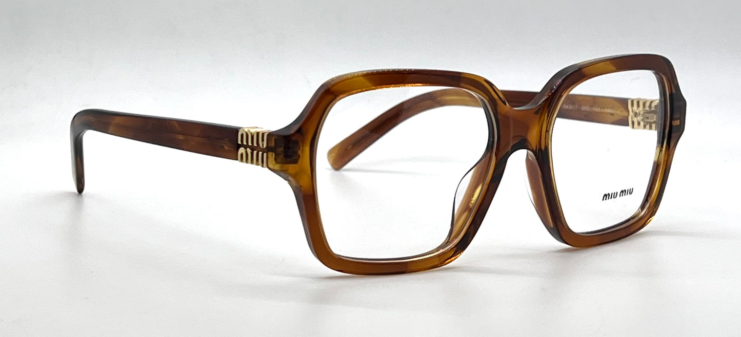 MIU MIU VMU03Y Oversized Tortoise Eyeglasses