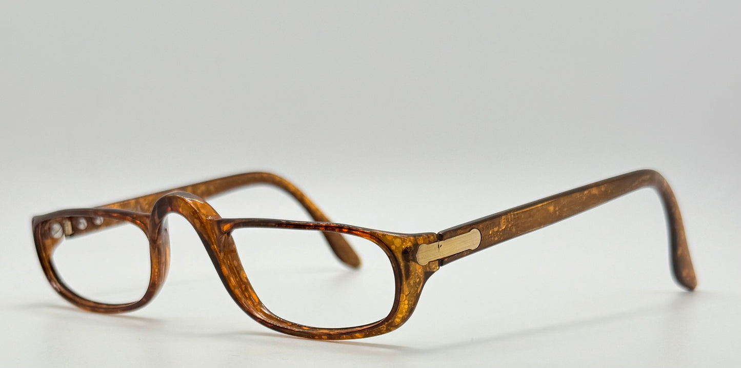 Vintage 1980s Christian Dior Monsieur 2075 11 Optyl Eyeglass Frame-Made in Austria-Brown Tortoise