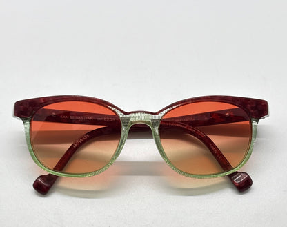 Etnia Barcelona SAN SEBASTIAN BXGR w/New Red/Green Custom Gradient Lenses-48mm