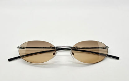 Gucci Gg1714|S 6Lb6P Rimless Oval Sunglasses 51-19-135 Deadstock Y2K Vintage