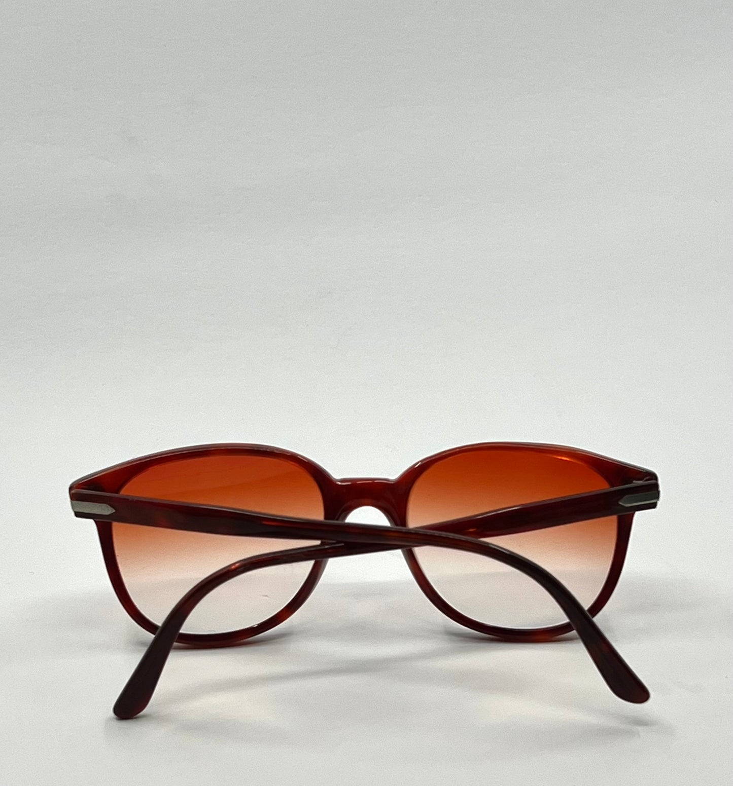 1980s Persol RATTI P 51/72 Vintage Sunglasses w/New Crimson Gradient Tinted Custom Lenses
