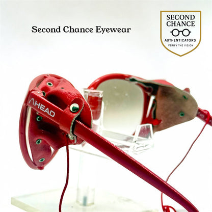 HEAD 4 PEAK Vintage Alpine Glacier Sunglasses Japan Leather Side Shields