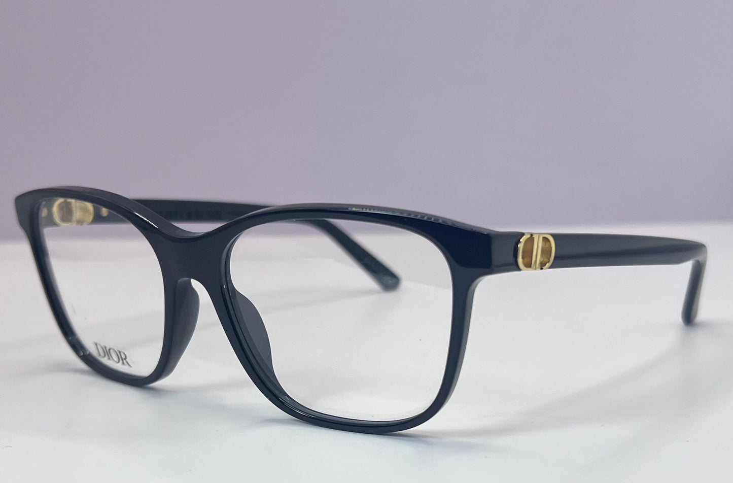 Y2K - BRAND NEW DIOR  30 Montaigne MiniO 1000-BLACK-Unisex-Eyeglasses 54-16-135