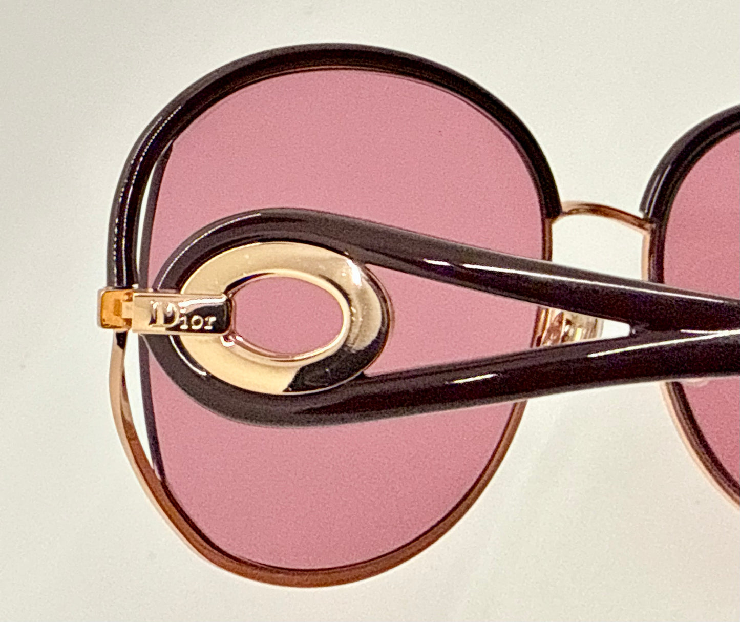 Christian Dior New Volute 58EVC Vintage Sunglasses-Rose Lenses-Full Kit-NOS/Unworn-57mm