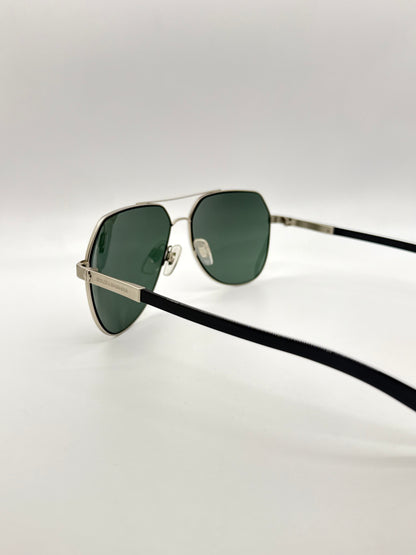 Dolce & Gabbana DG6101 Basalto 60mm-Full-Rim Aviator Sunglasses-Italy-Unworn