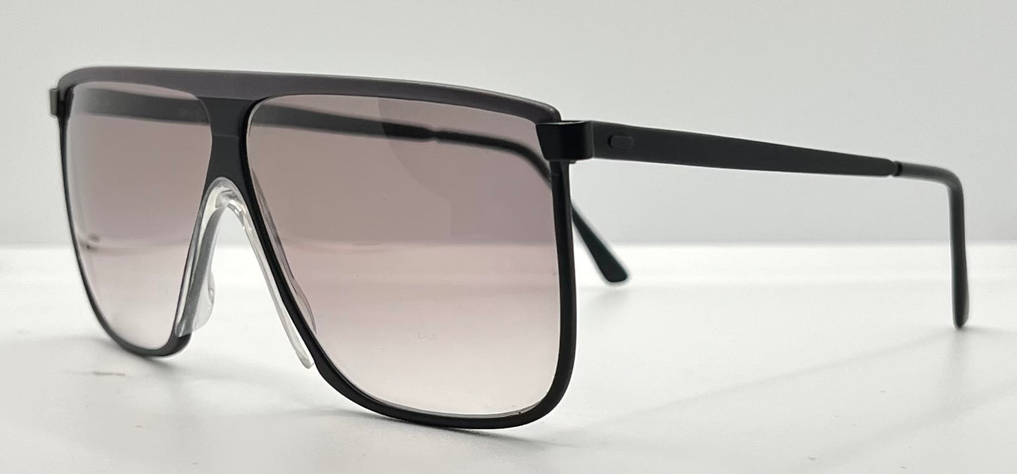 Mod. 93 CHG Shield Sunglasses w/New Grey/Purple Custom Gradient Lenses-Deadstock