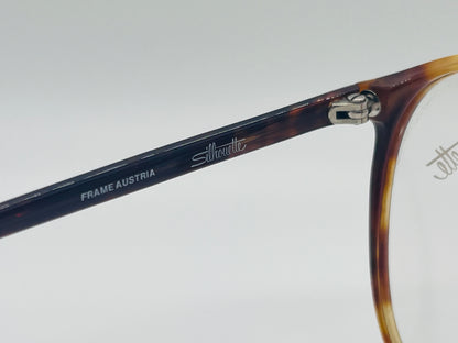 Vintage Deadstock-SILHOUETTE Mod.2043 Col.284 Eyeglass Frame with Factory Lenses