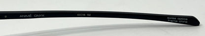 GUNNAR Optiks Animé Onyx Eyeglass Frames 53-18-132 New Unworn Full Kit