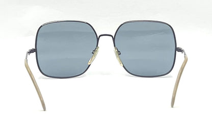 Neostyle-Vintage Oversized Square Sunglasses-New Solis Blue Custom Lenses-Germany