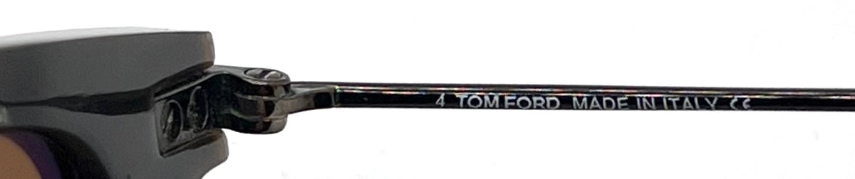 Tom Ford TF5851-P Black Horn New Zeiss Polarized Gradient Lenses Full Kit Italy