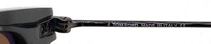 Tom Ford TF5851-P Black Horn New Zeiss Polarized Gradient Lenses Full Kit Italy