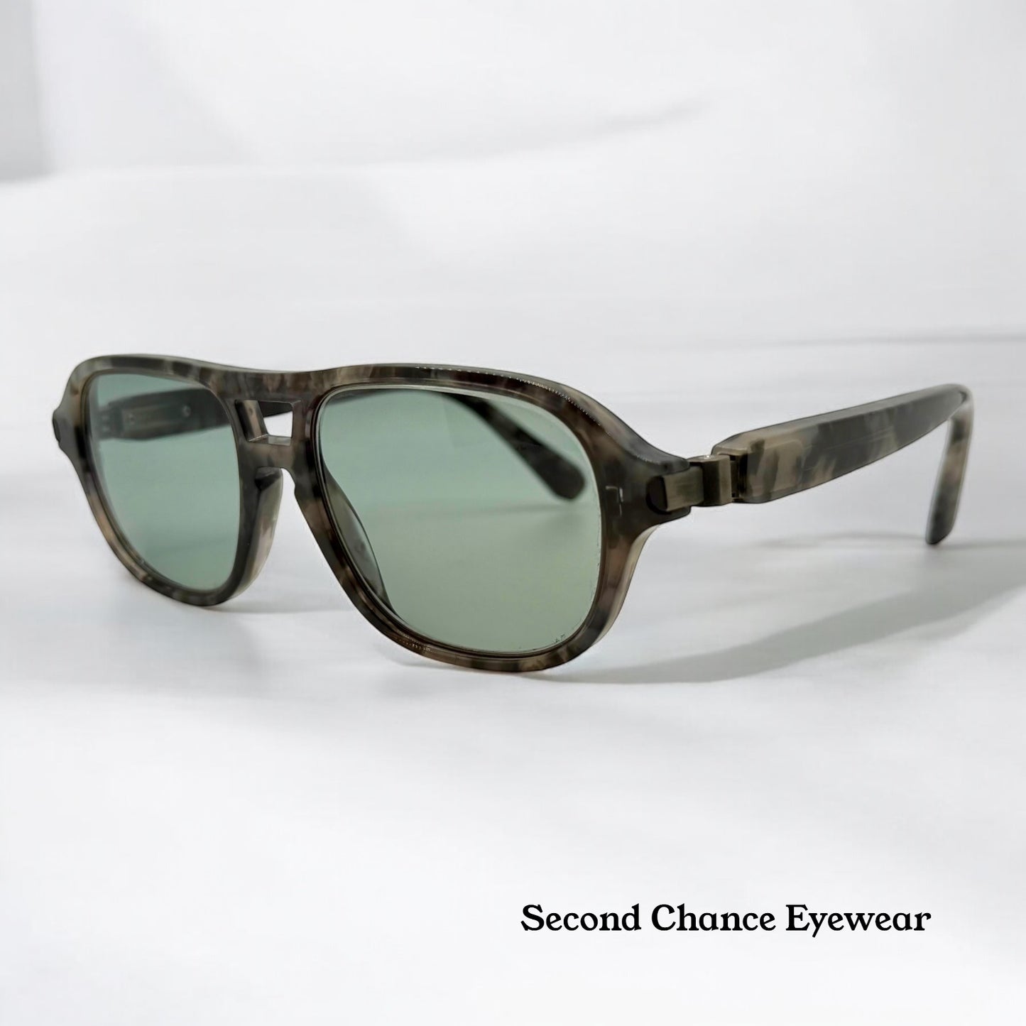 Brioni BR00010 003 Sunglasses – Unworn, Full Kit with Custom Berko’s Designs Aquamarine Lenses