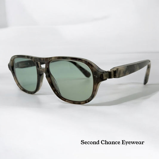 Brioni BR00010 003 Sunglasses – Unworn, Full Kit with Custom Berko’s Designs Aquamarine Lenses