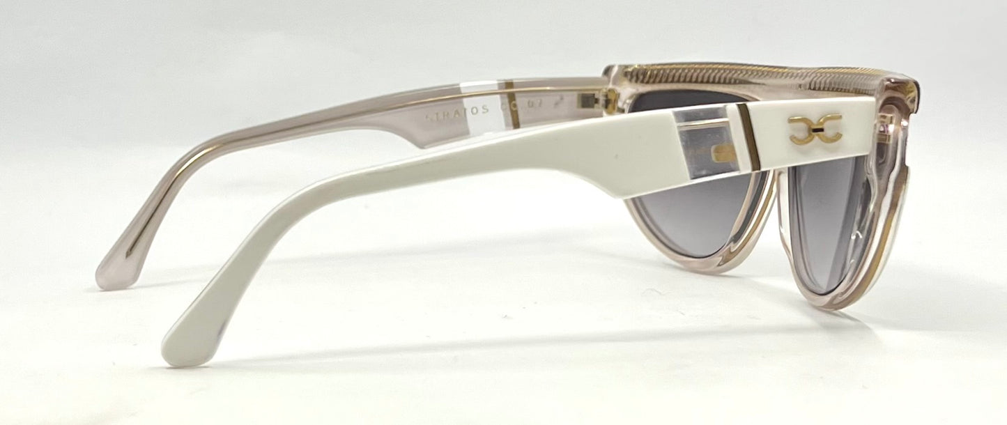 Claudio Carlotti STRATOS CC.07 Unworn Vintage-French Leather Sunglasses