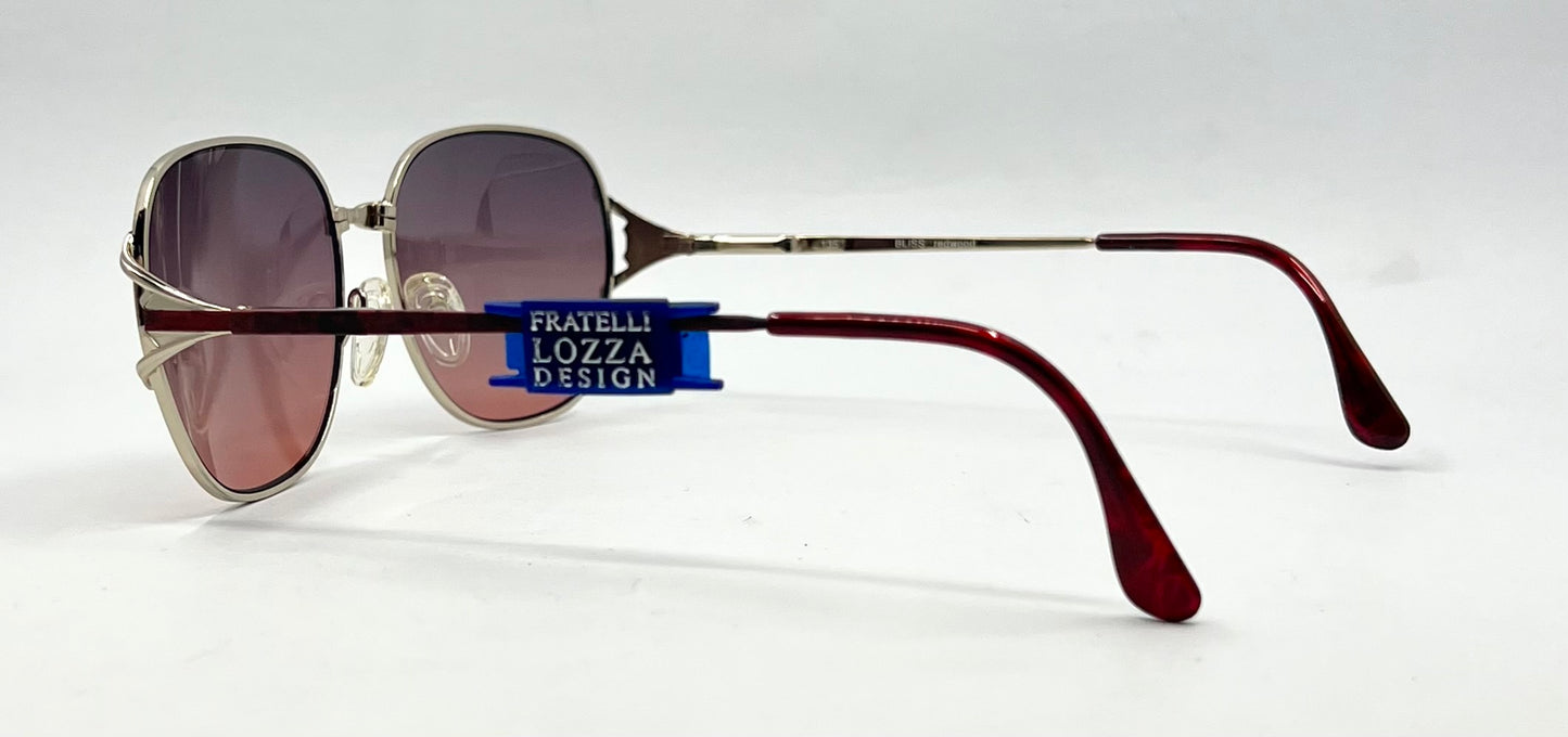 Fratelli Lozza BLISS Redwood Sunglasses-New Smokey Rose Custom Gradient Lenses