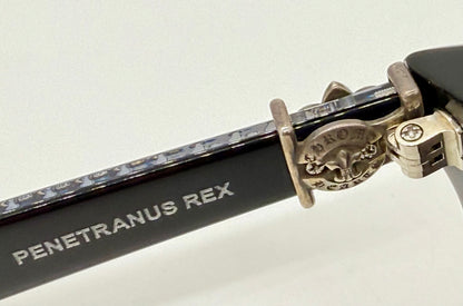 Chrome Hearts Penetranus Rex BK 49-25-143 Sunglasses Full Kit Japan Zeiss Lenses