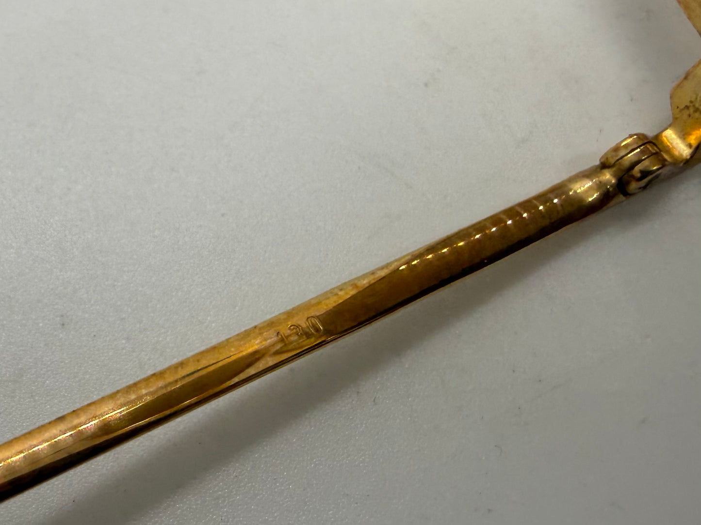 Marwitz-Vintage Deadstock Gold Metal 1960’s Sunglasses-130