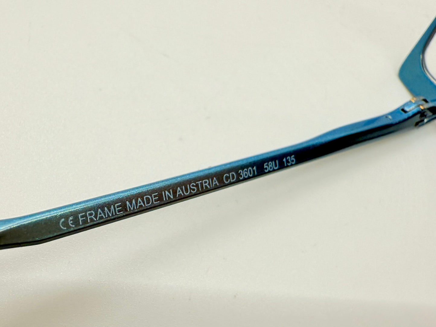 Christian Dior CD 3601 Vintage Sky Blue optical Eyeglass Frame-Unworn 58-17