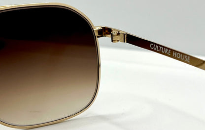 CULTURE HOUSE No. 375 – Vintage Japanese Deadstock Sunglasses | w/ New, Custom Tobacco Gradient Lenses (TITAN-P)