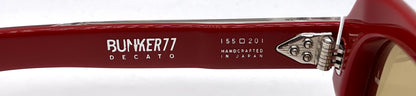 Jacques Marie Mage Decato Vermillion Bunker77 Sunglasses LTD 25 Unworn Full Kit