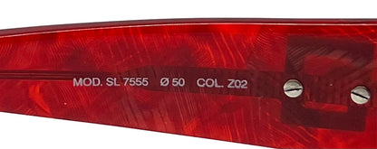 Fendi SL 7555 Z02-Red Logo-VINTAGE Sunglasses Made in Italy-Unworn