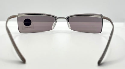 Silhouette 8596 10 6125 Vintage Sunglasses-Lavender Rimless Wrap Shield-Deadstock