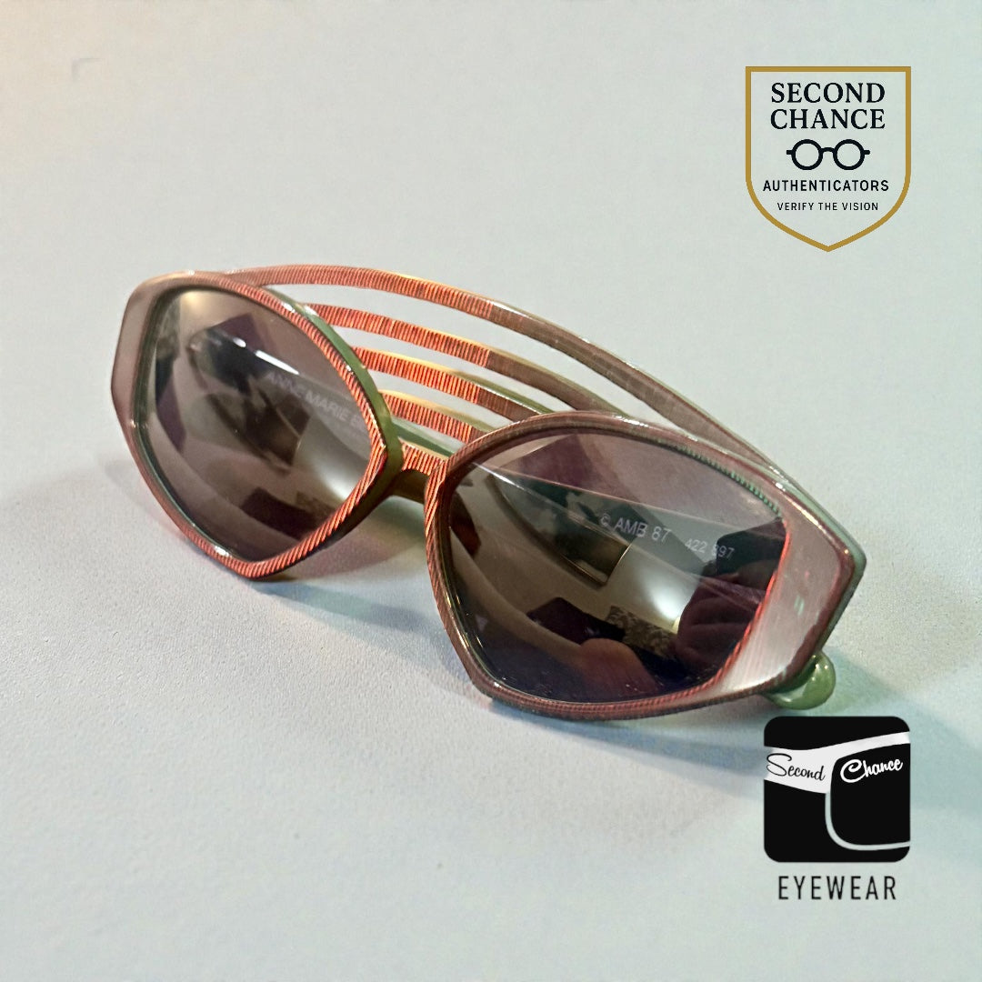 Anne Marie Beretta Archive Sunglasses ©1987 Deadstock Unworn France AMB 87 422 897