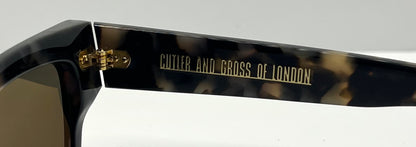 Cutler and Gross M1349 C03 Handmade Sunglasses-Tortoise-54mm-New/Full Kit