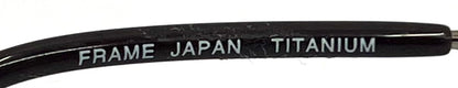 Hanae Mori Paris HP7305 Y2K Minimalist Rimless Titanium Glasses Japan Unworn