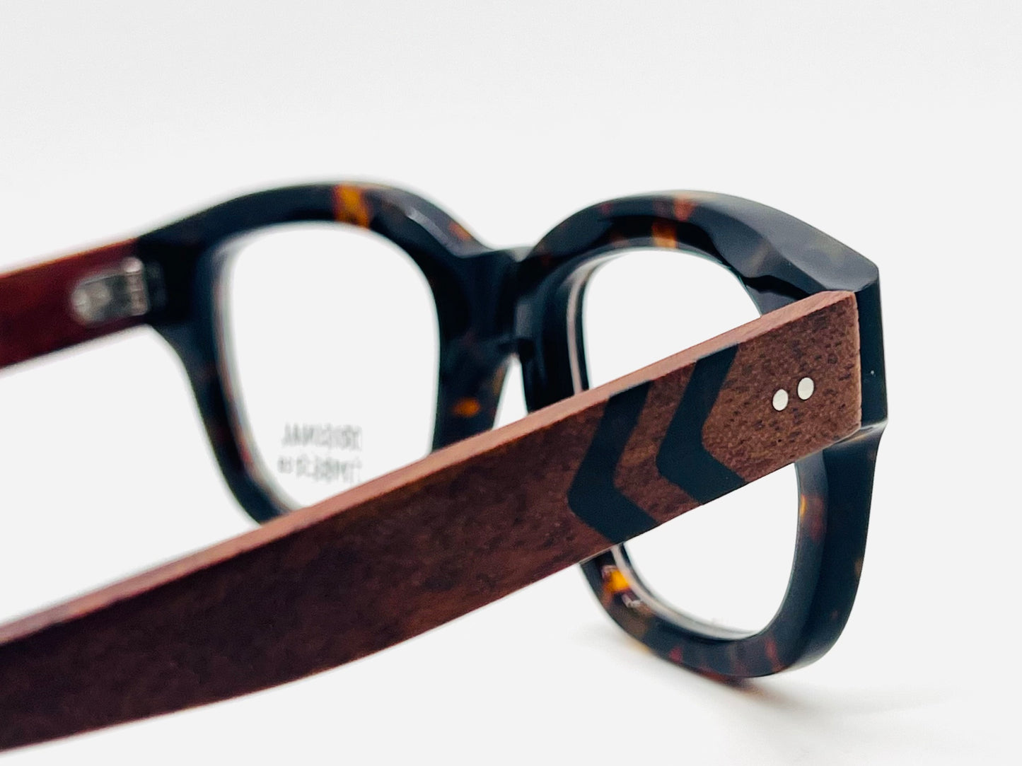 Original Timber Co. San Francisco Eyeglass Frames-Model: B-15000
Y2K Deadstock-Genuine Wood Temples