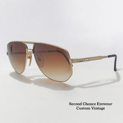 Carrera 5329 40 VARIO Sunglasses-Vintage Deadstock-w/New, Custom Berko’s Designs Gradient Tobacco Lenses