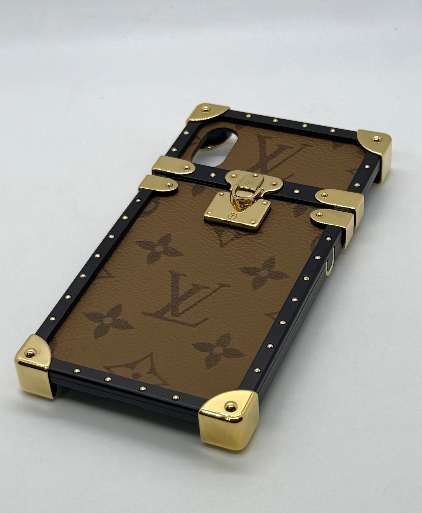 Louis Vuitton Monogram Trunk iPhone Case Classic Canvas Authentic