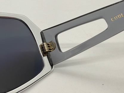 Black Watch Cool-Ray 400 VINTAGE Chrome Shield Sunglasses-DEADSTOCK/UNWORN-RARE