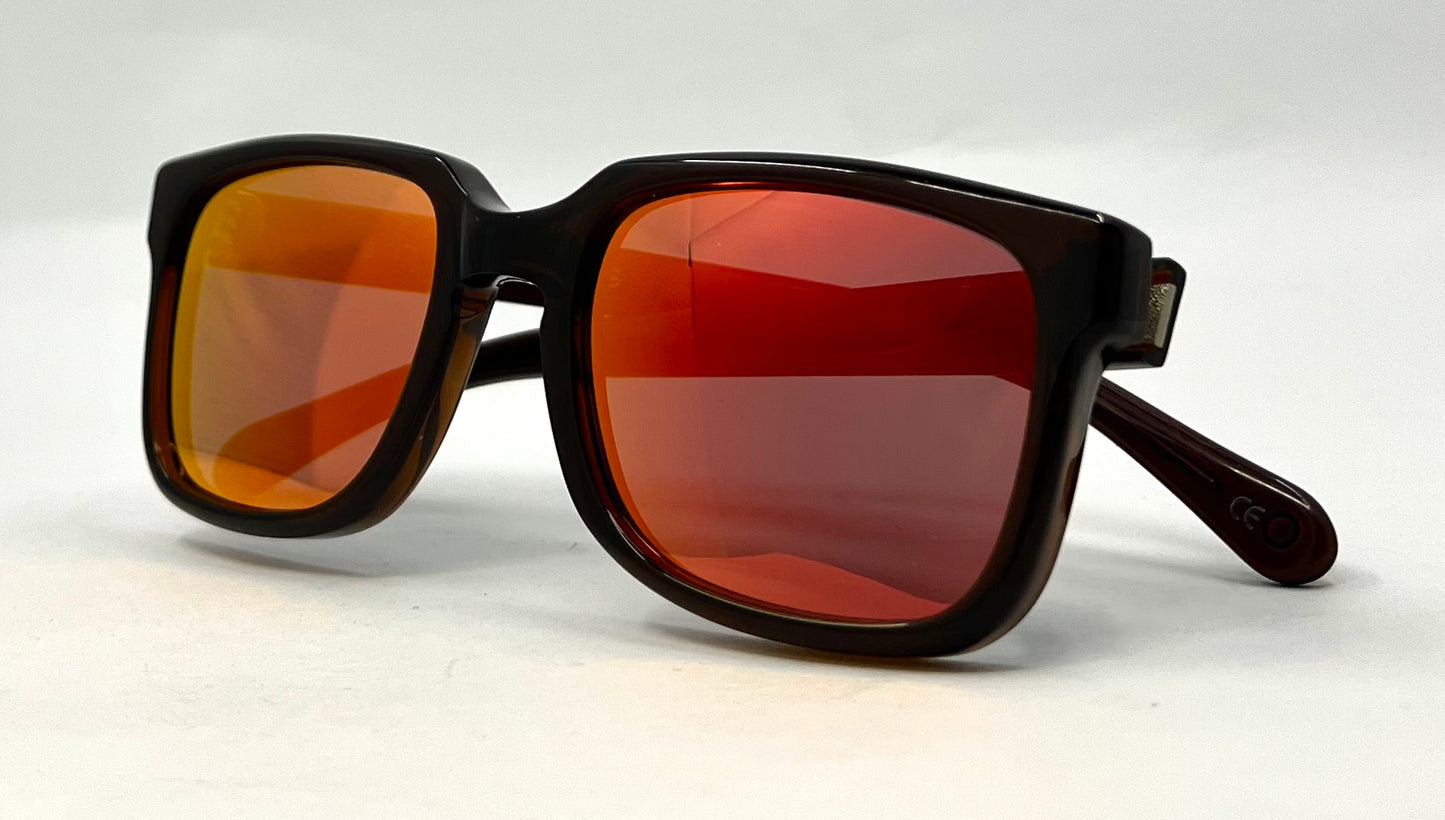 Sommers “Chet” Sunglasses-Red/Orange Mirrored Lenses-Unworn-NOS