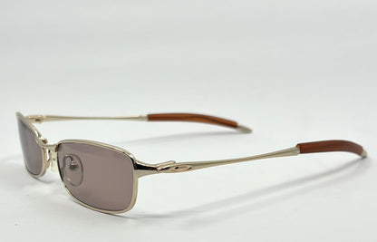 Oakley Straight Line 2.0 11-729 Vintage Sunglasses w/New Solid Brown Cudtom Tinted Lenses-Unworn/ Collectible