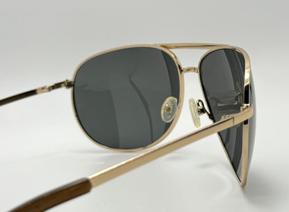 Smith Serpico Gold Aviator with Custom Polarized Blue/Grey Berko’s Designs Lenses