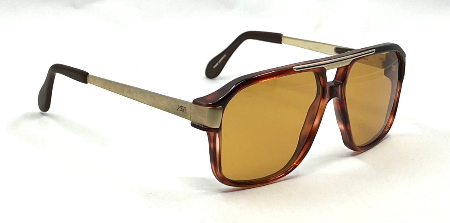 Yves Saint Laurent YSL 345 II VINTAGE Sunglasses-New Golden Ember Custom Lenses-Unworn