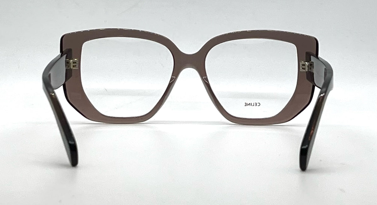 Celine Triomphe CL50146I Brown Cat Eye Eyeglasses Unworn-Full Kit-Italy