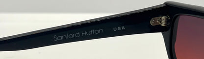 Sanford Hutton Vintage Sunglasses-CS 57 RB Red/Black w/New, Custom Gradient Lenses-USA