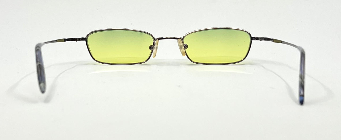 Valentino V5258 019B-Y2K Sunglasses w/New Yellow Gradient Tinted Custom Lenses